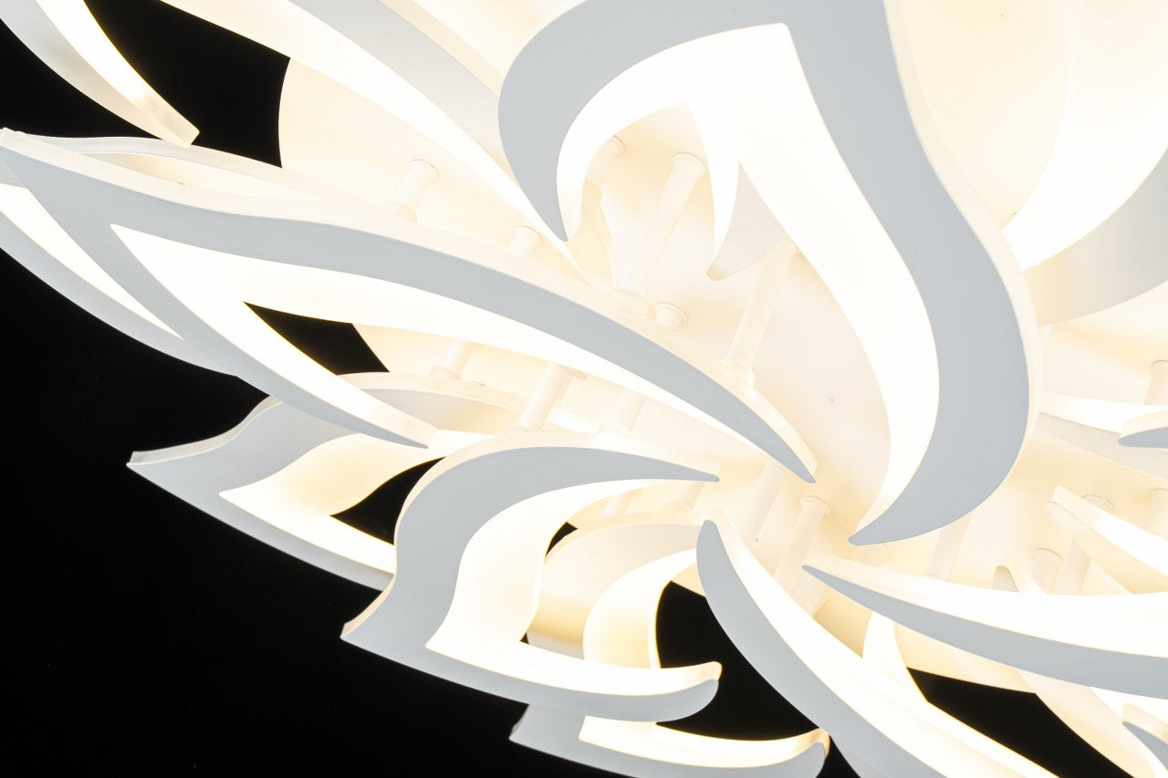 Lámpara LED Floral Techo Salón STAR | Blanco Atenuable CCT