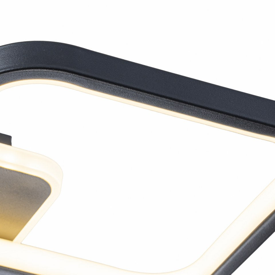 Lámpara de techo LED LOOP Negra | FL6014-C