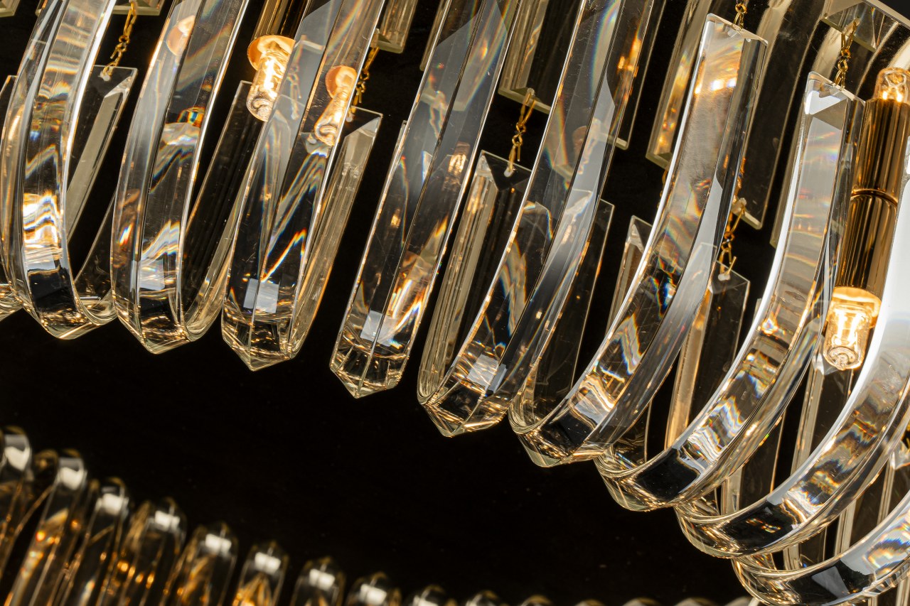 Lámpara techo de cristal CARV - CLN132-D80C