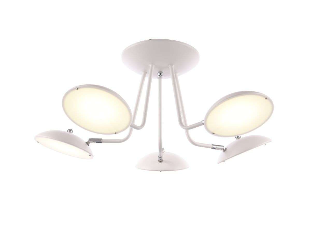 Lámpara LED Orientable Techo Salón NASHVILLE | Blanco 5 Luces