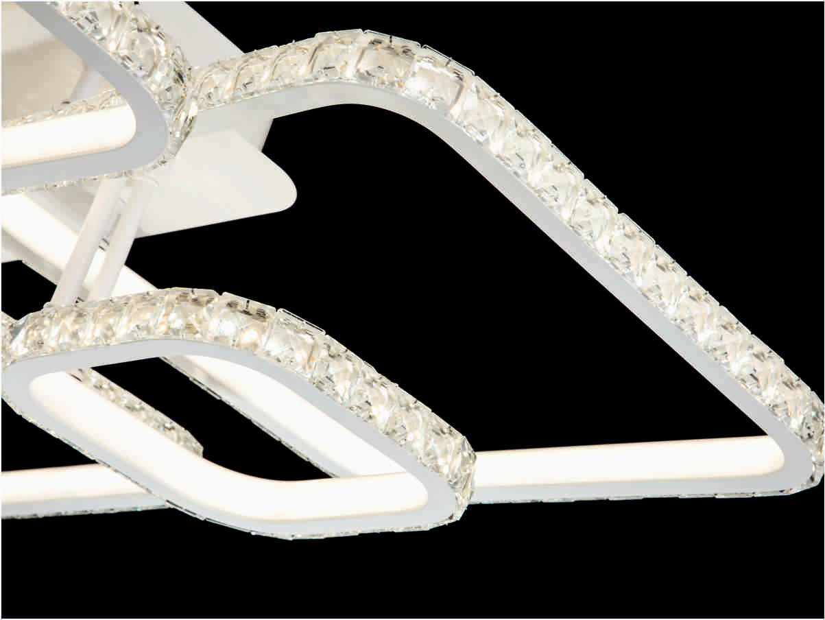Lámpara LED Cuadrada Techo Salón DIAMANT | Blanco CCT