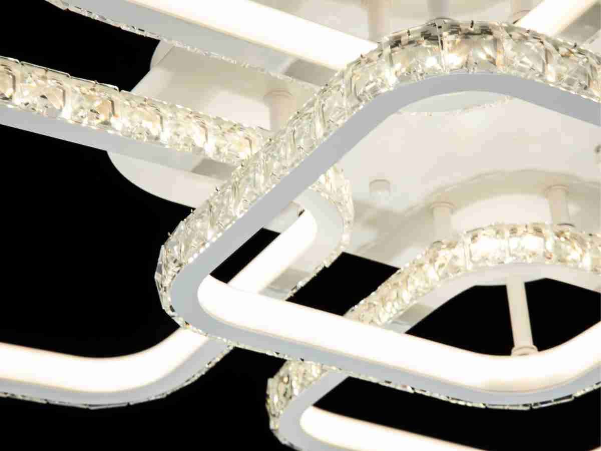 Lámpara LED Cuadrada Techo Salón DIAMANT | Blanco CCT