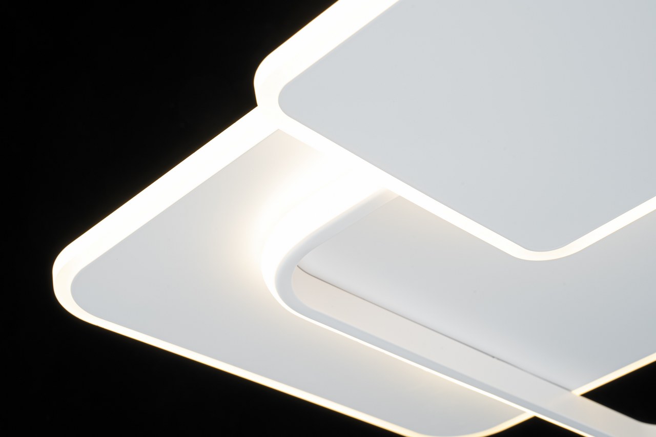 Lámpara LED Cuadrada Techo Salón DALMO | Blanco Regulable CCT