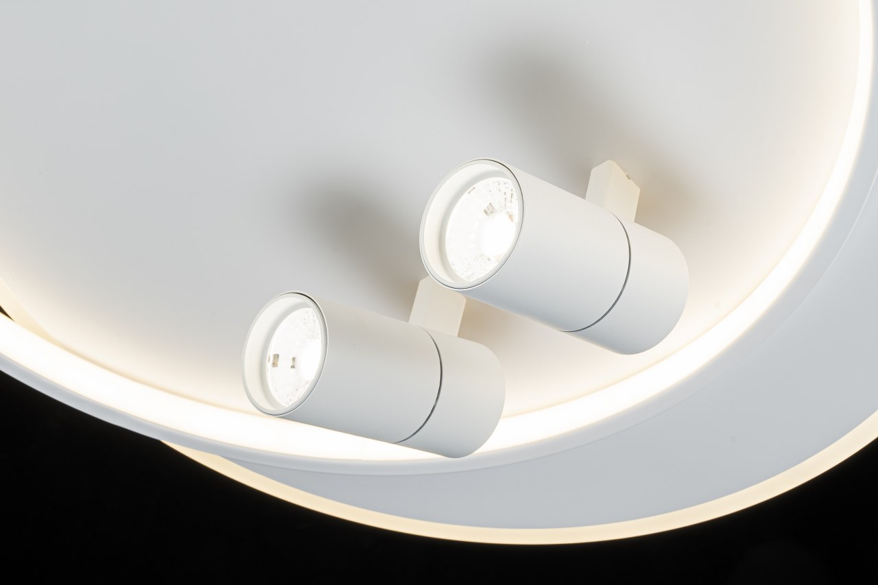 Lámpara LED Circular Techo Salón DALMO | Blanco Atenuable CCT
