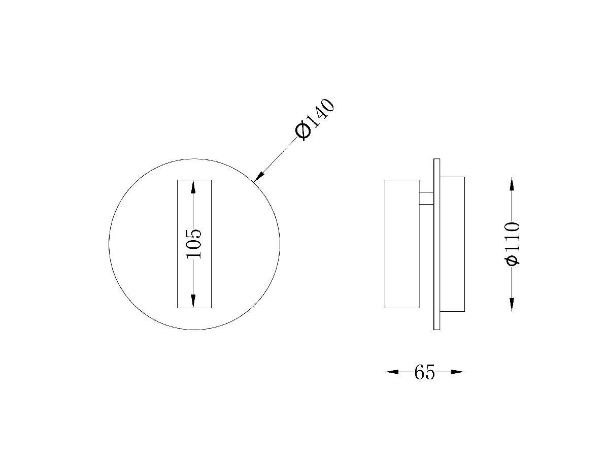 Aplique FLO LP5006-1W