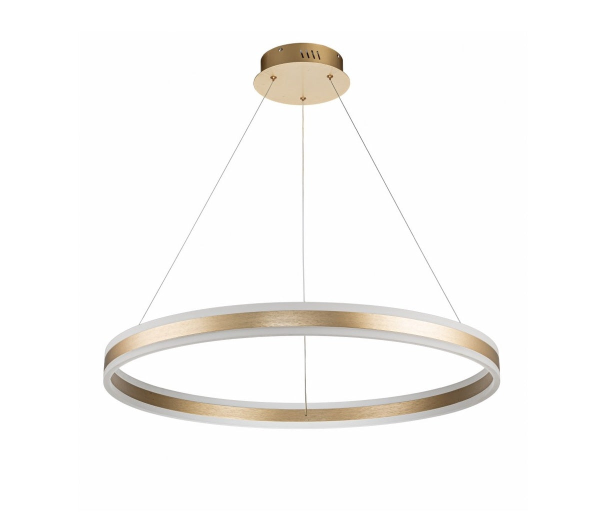 Lámpara Colgante LED Redondo Comedor SATURN | Negra CCT Atenuable