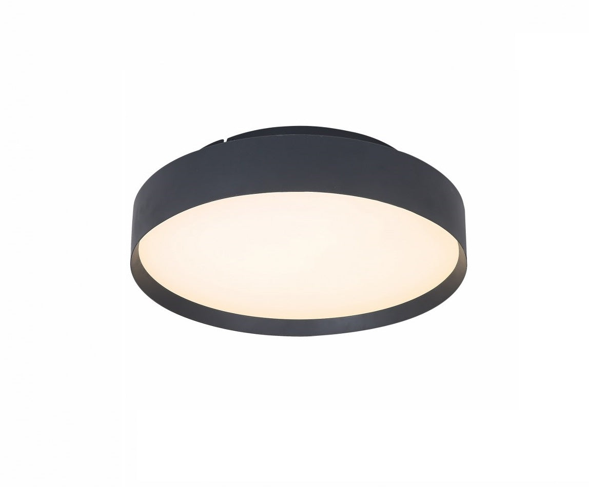 Plafón LED Circular Techo Salón MODO | Negro Ø45 cm 4000K