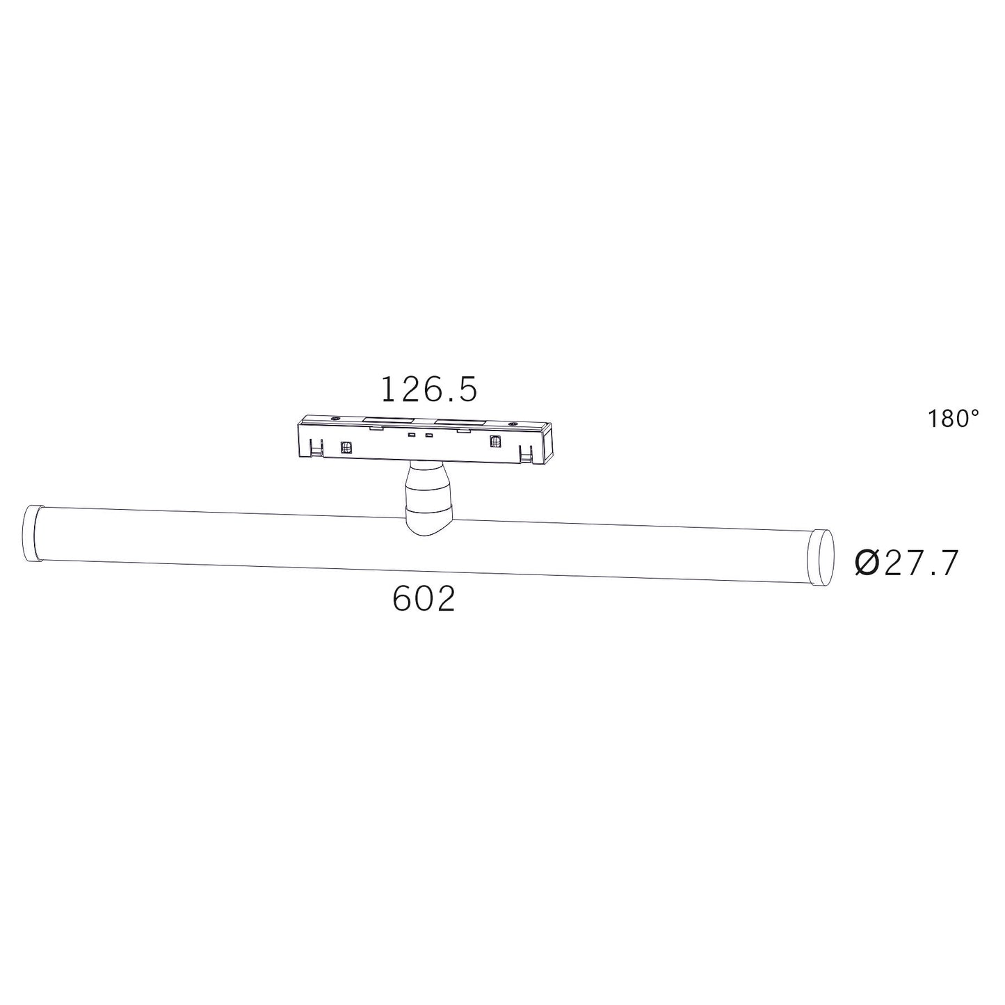 Serie M20 Luces de Tubo Carril Magnético - LP9081-L60