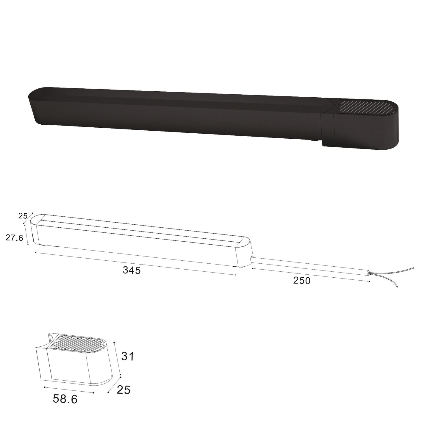 Driver Carril Serie SLIM - LP9091-DRIVER-100W