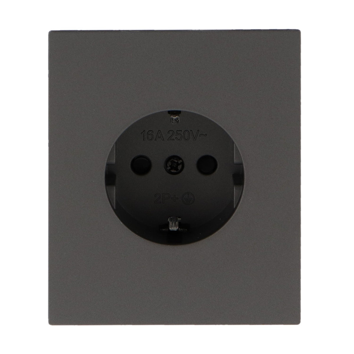 Enchufe Schuko Diseño Minimalista | Blanco / Negro / Gris