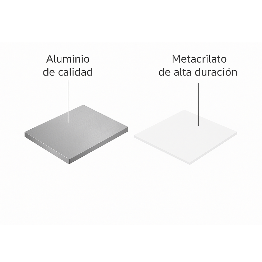 Lámpara LED Cuadrada Techo Salón ROBOX | Blanco Atenuable CCT