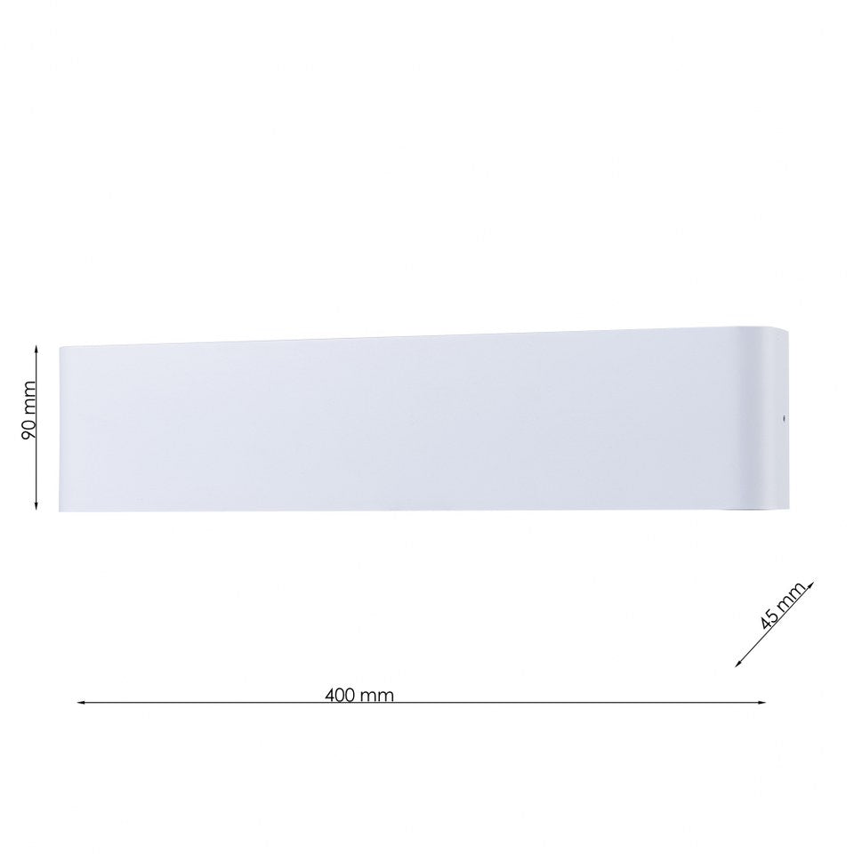 Aplique de pared interior CCT Moderno Minimalista Blanco