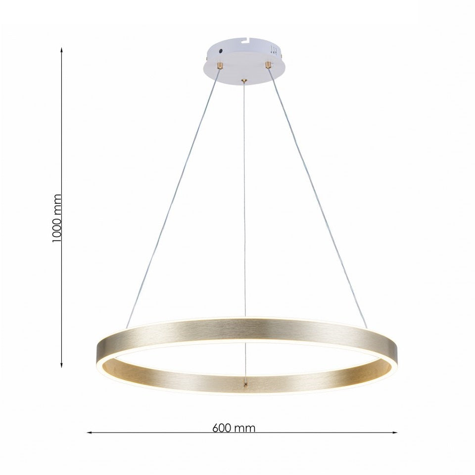 Lámpara Colgante LED Helix | Dorado CCT Atenuable - FL6034-1P