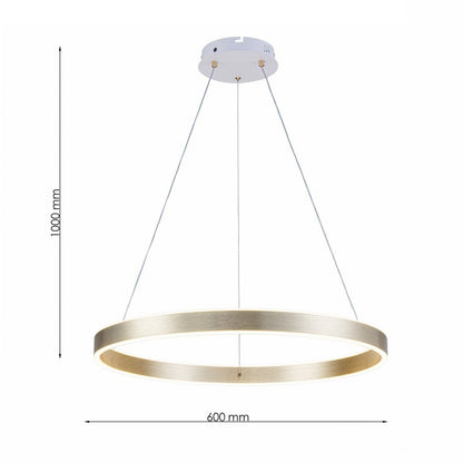 Lámpara Colgante LED Helix | Dorado CCT Atenuable - FL6034-1P