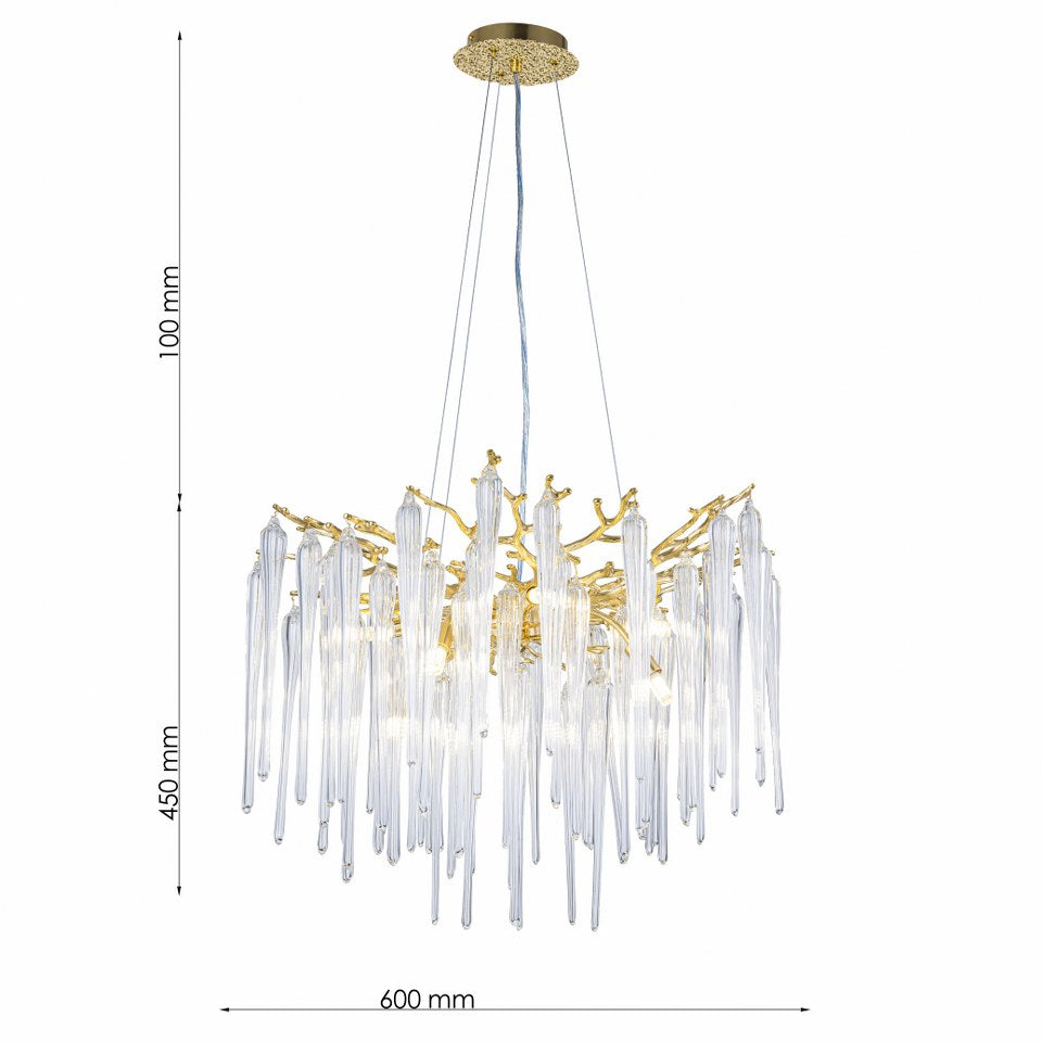 Lámpara de cristal LUXORA - LP142-D60