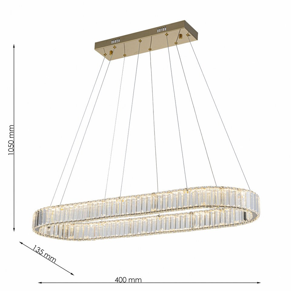 Lámpara colgante Crysto LED - LP137-L100