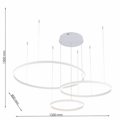 Lámpara Colgante LED Helix | Blanco CCT Atenuable - FL6036-3P