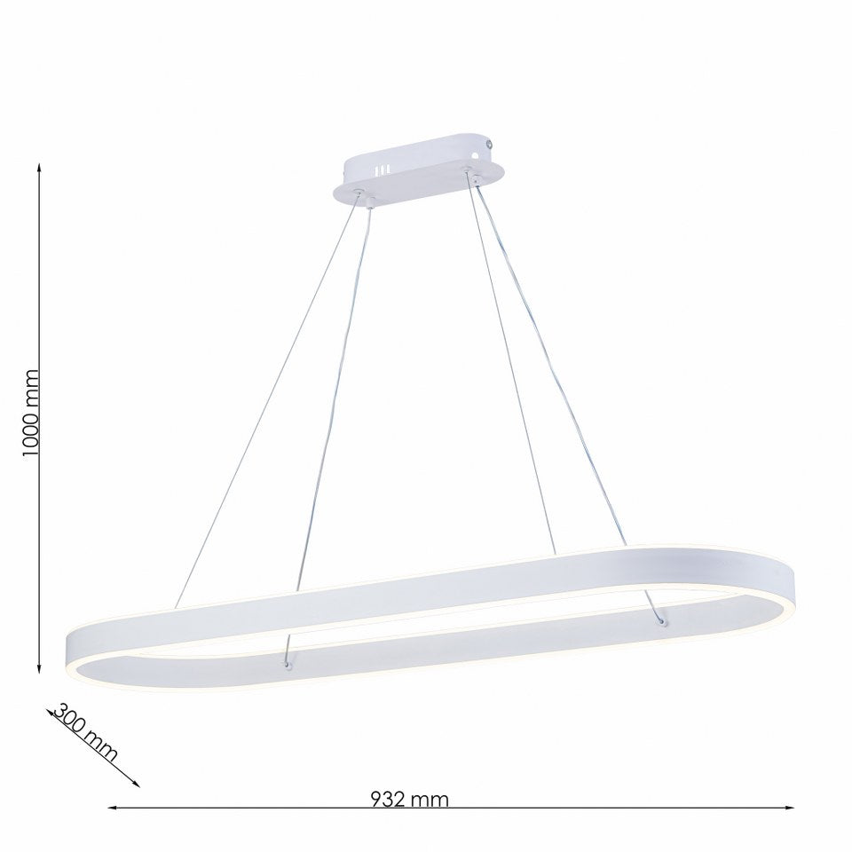 Lámpara Colgante LED Helix | Blanco CCT Atenuable - FL6031-P