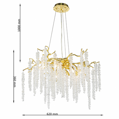 Lámpara de cristal GRAPEDROP - CLN1001-D62