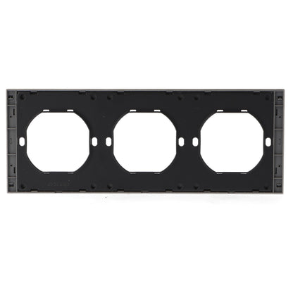 Marco Pc Para 3 Módulo Cc-Tr Diseño Minimalista | Blanco / Negro / Gris / Dorado