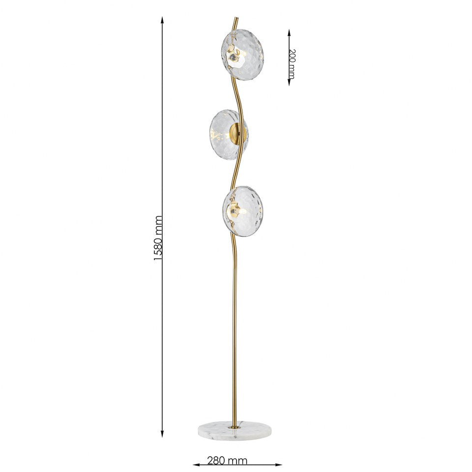 Lámpara De Pie SERPINA - FL973-3F