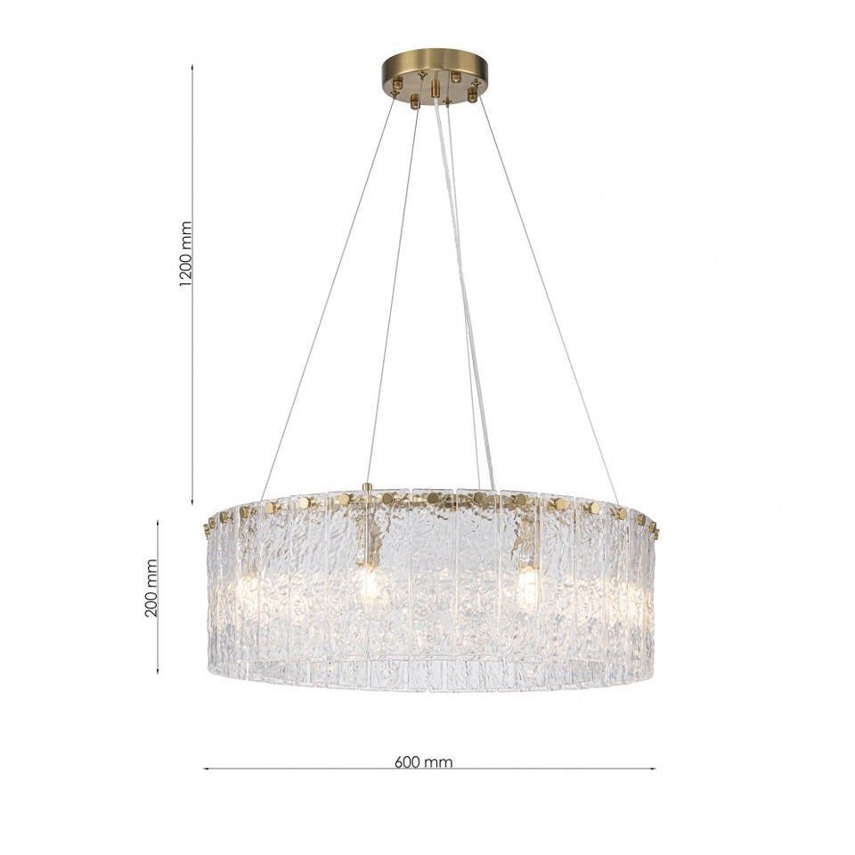 Lampara colgante de cristal Crystalon - CLN1006-D60P