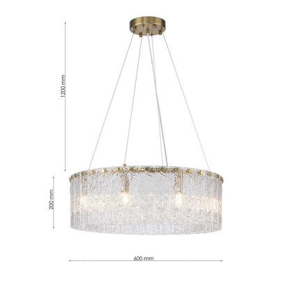 Lampara colgante de cristal Crystalon - CLN1006-D60P