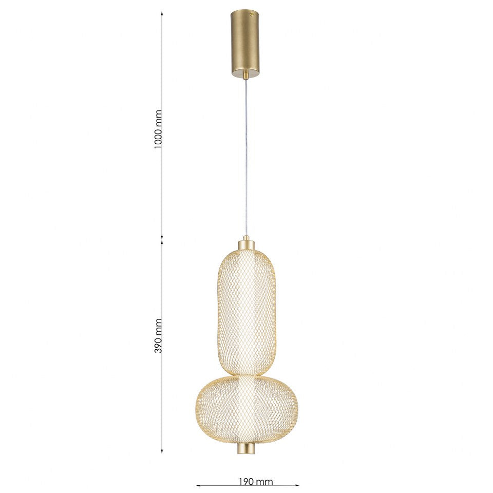 Lámpara colgante MESHKA - LP5263-1P