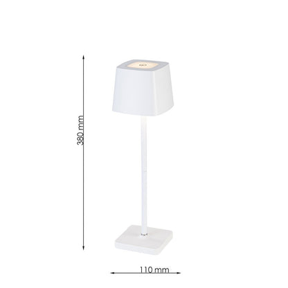 Lampara portátil recargable con led integrado CCT Blanco