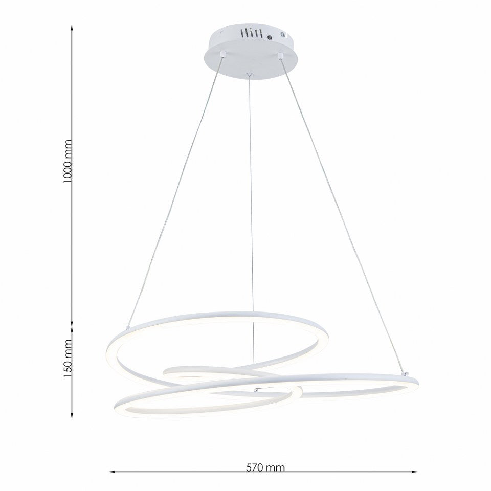 Lámpara Colgante LED Nexus | Blanca CCT Atenuable - FL6023-P