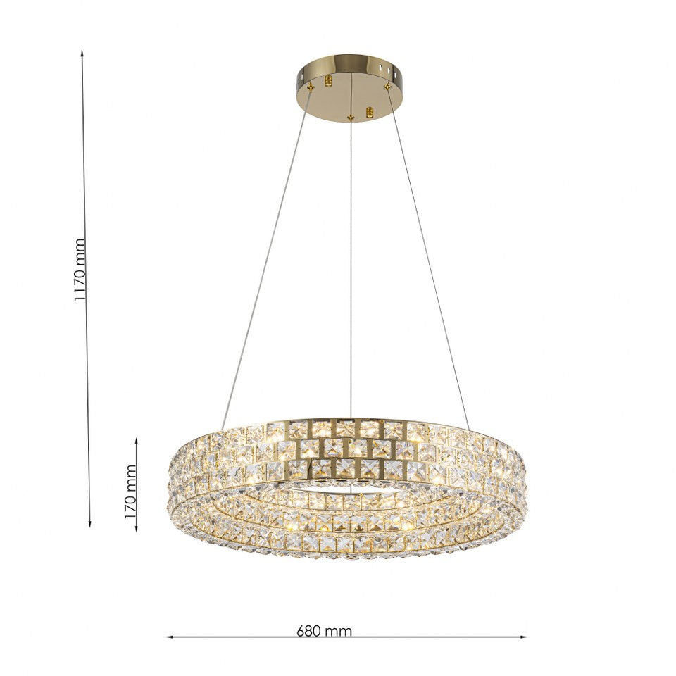 Lámpara colgante AURORA - LP138-D60