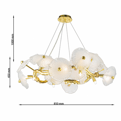 Lámpara de cristal GRAPEDROP - CLN1005-D85