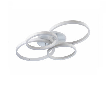 Lampara 4 Aros Led CCT Regulable Blanco