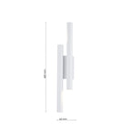 Aplique interior LED 4 bombillas G9 Blanco