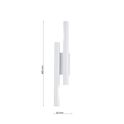 Aplique interior LED 4 bombillas G9 Blanco