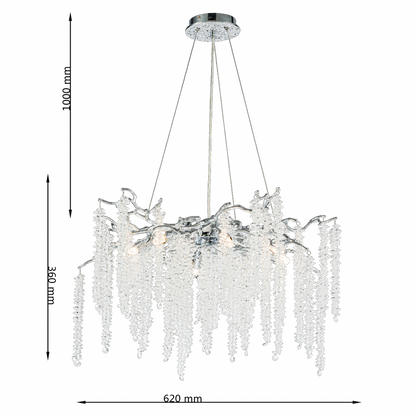 Lámpara de cristal GRAPEDROP - CLN1002-D62