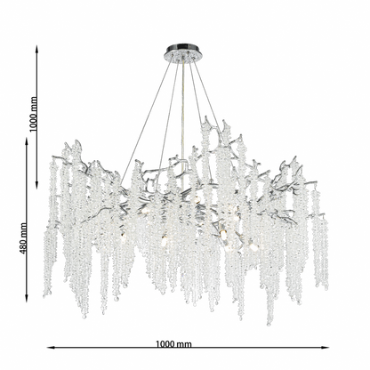 Lámpara de cristal GRAPEDROP - CLN1002-D100