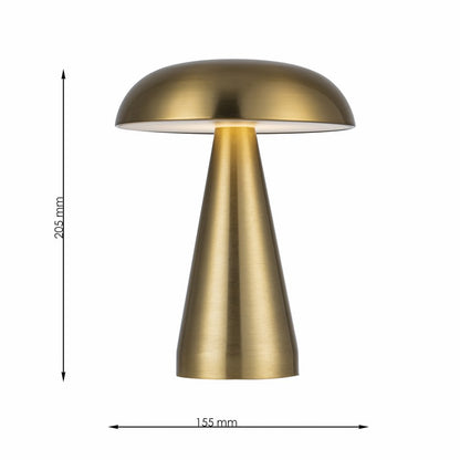 Lámpara De Mesa Portátil Con Batería TOVO - FL961-1T