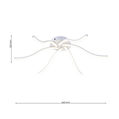 Lámpara de techo LED WAVE Blanco | FL6002-C