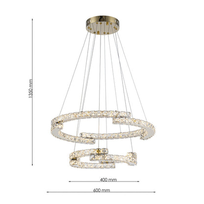 Lámpara colgante Infinity LED - LP135-D60+40