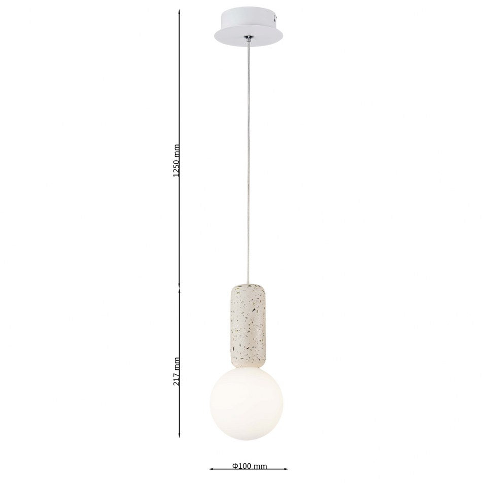 Lampara concrete Beige