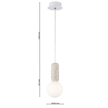 Lampara concrete Beige