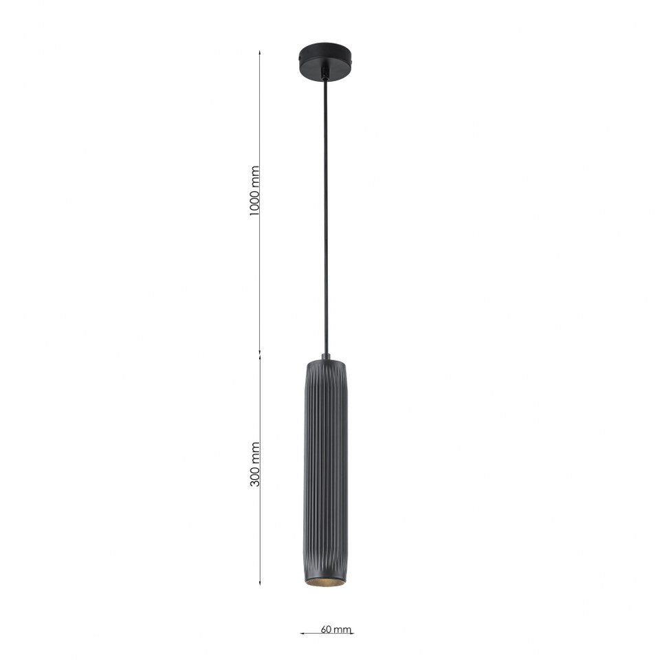 Lampara Colgante RIFLET Negro