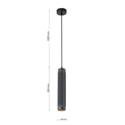 Lampara Colgante RIFLET Negro