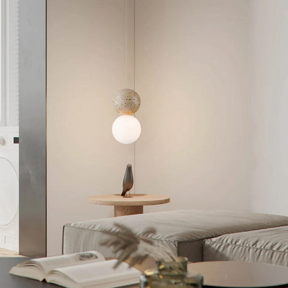 Lampara concrete Beige