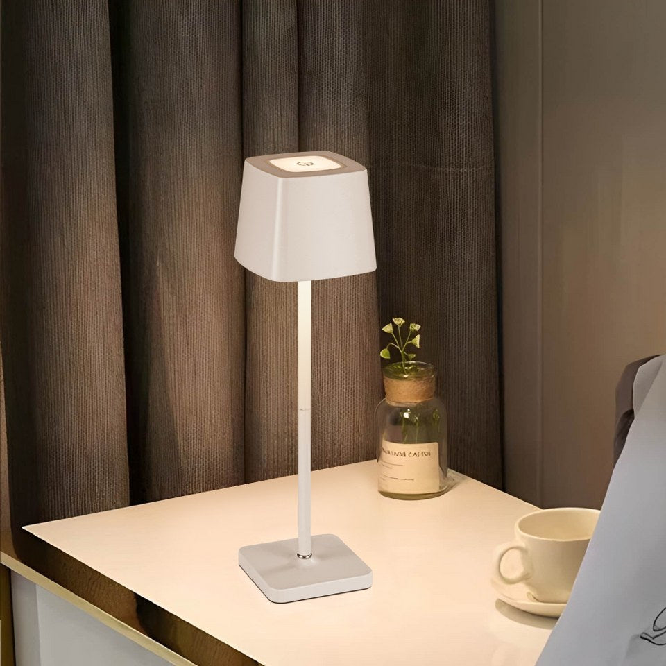 Lampara portátil recargable con led integrado CCT Blanco