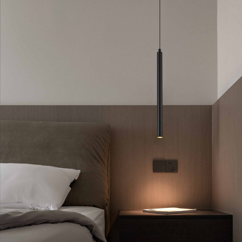 Lampara colgante G9 Minimalista Negro