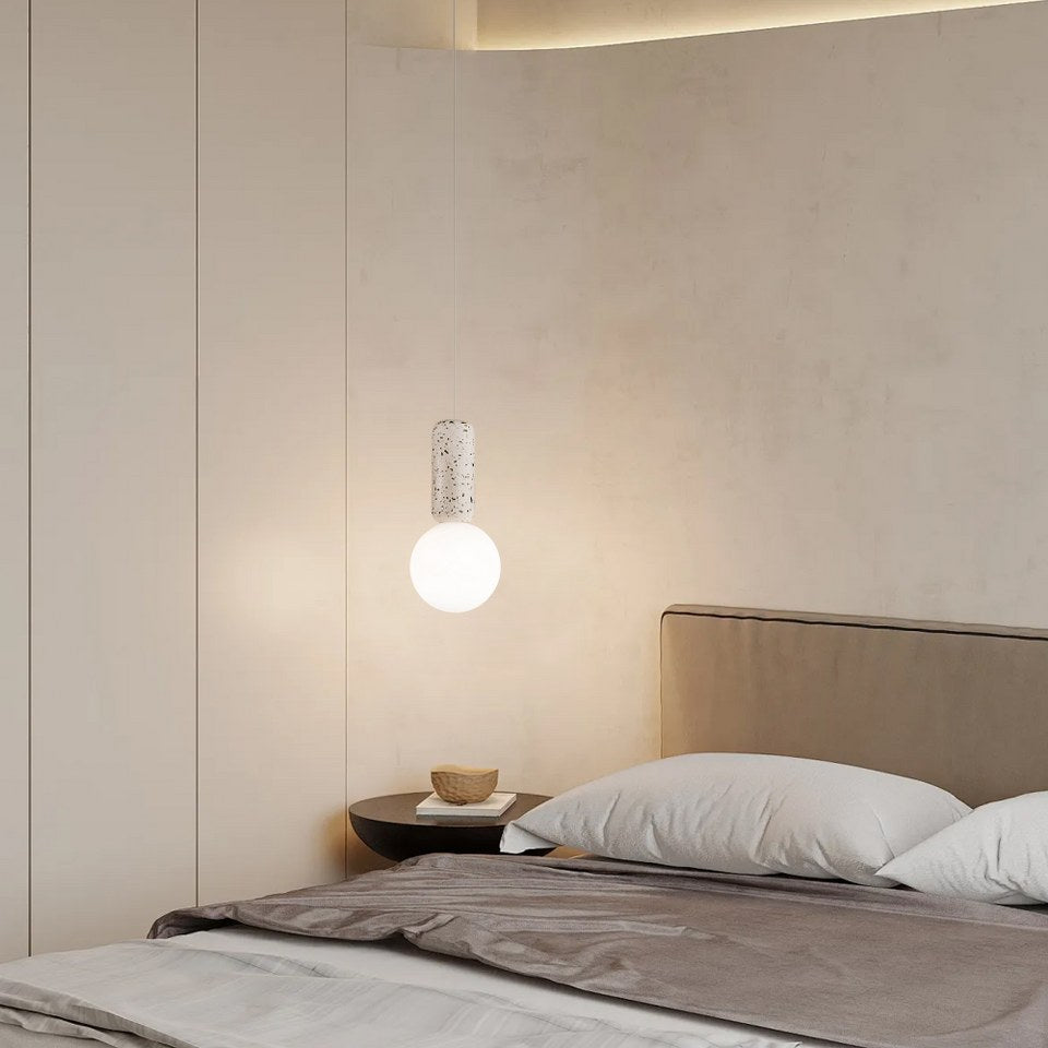 Lampara concrete Beige