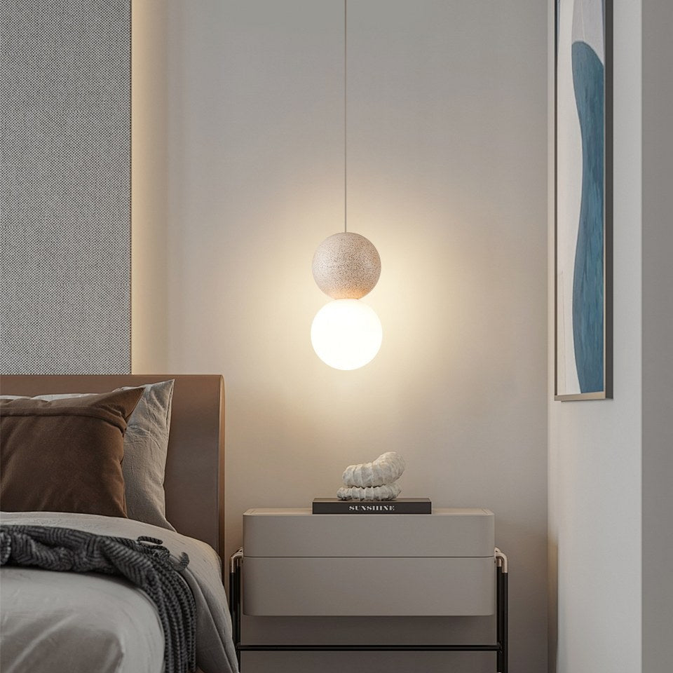 Lampara concrete Blanco