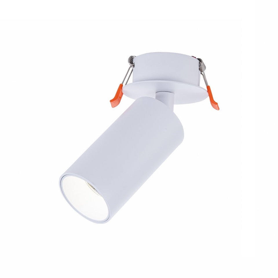 Foco orientable empotrado con LED de color Blanco